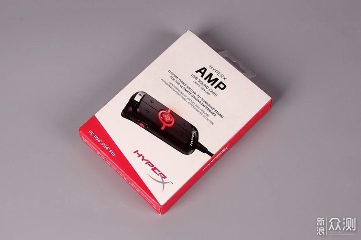 金士顿 HyperX AMP 7.1 USB声卡开箱体验_新浪众测