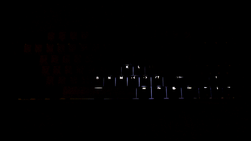 手感不错的杜伽K320深空灰白光版机械键盘体验_新浪众测