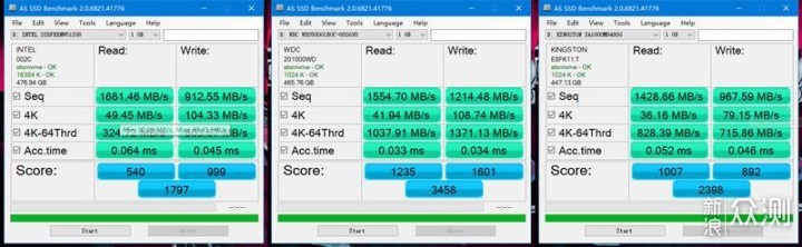 500GB容量M.2固态选哪款，三款主流品牌横评_新浪众测