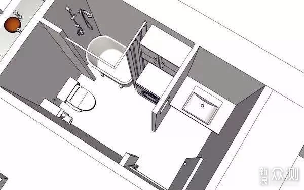 三招搞定小户型卫生间干湿分离，好看实用_新浪众测