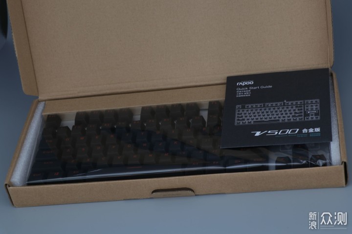 雷柏 V500合金版机械键盘开箱使用感受_新浪众测