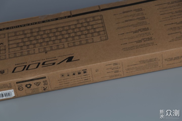 雷柏 V500合金版机械键盘开箱使用感受_新浪众测