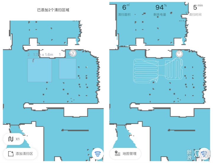 石头扫地机器人T4 vs 小米扫地机器人对比测评_新浪众测