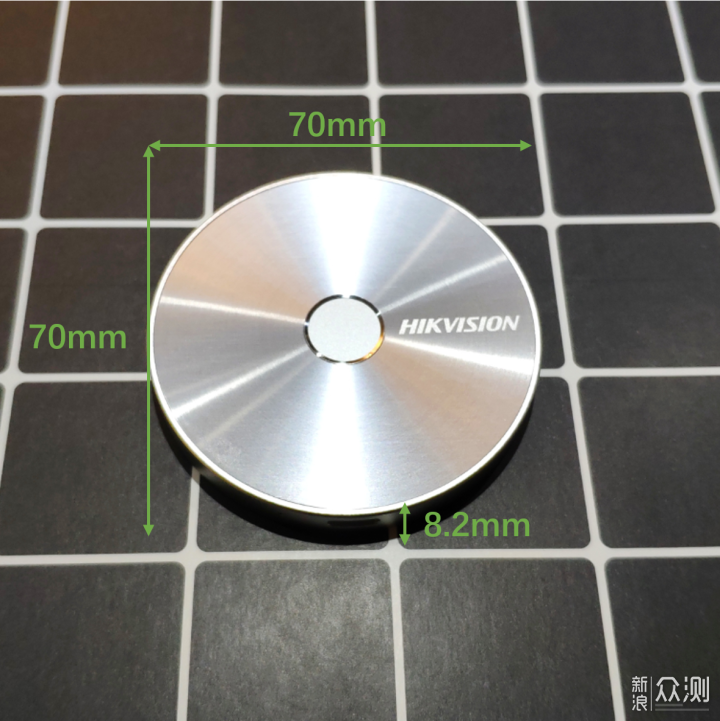 小巧的加密保险柜 T100F指纹加密移动硬盘体验_新浪众测