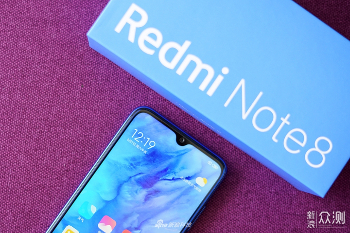 Redmi Note 8梦幻蓝图赏 玻璃机身配流动S纹理_新浪众测