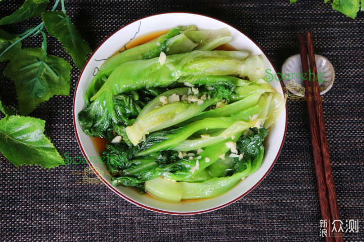 炒生菜多加一步，生菜脆嫩清甜，爽口味美！_新浪众测