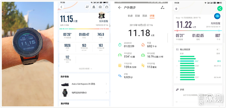 初级跑者眼中的咕咚运动手表X3，离成功还远！_新浪众测