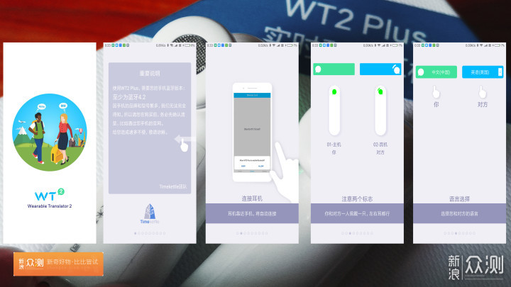 WT2 Plus 实时翻译耳机_新浪众测