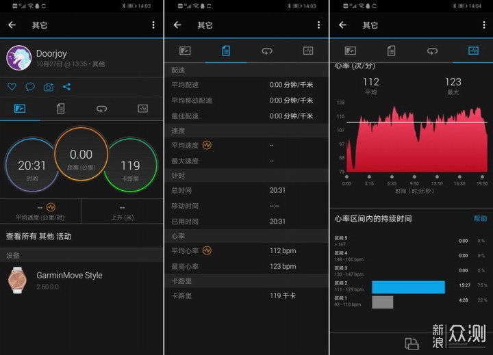 传统与现代的平衡，GarminMove Style智能腕表_新浪众测