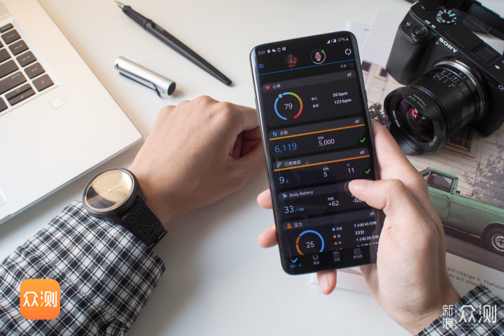 传统腕表的科技美学，GarminMove智能腕表体验_新浪众测