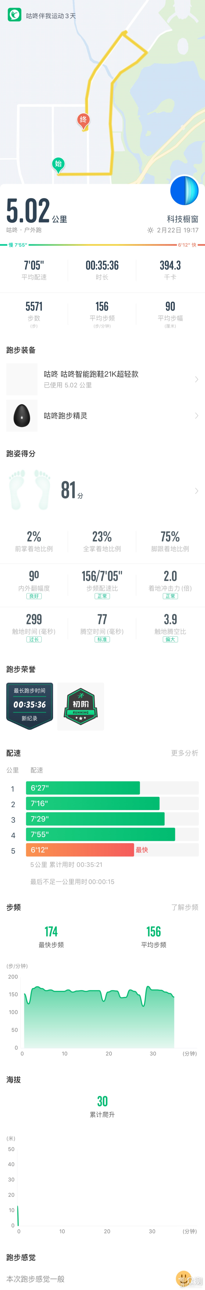 智享运动 奔跑在路上:咕咚智能跑鞋21k