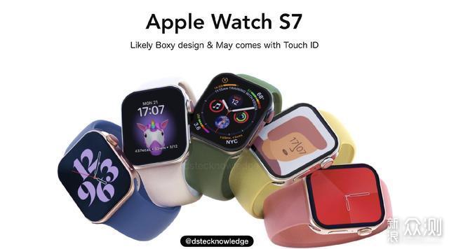 applewatch7全新的外观设计有新配色