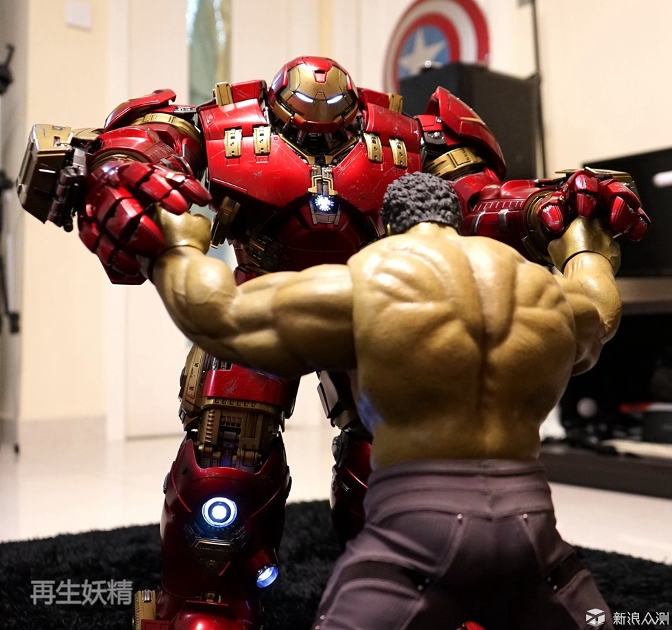 HotToys 钢铁侠 反浩克 装甲 开箱、初体验_新浪众测