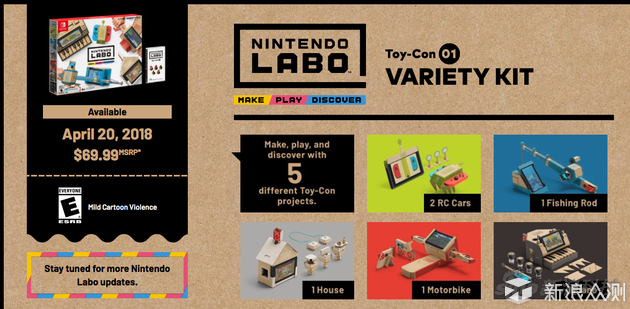 任天堂发布Labo新玩法，大孩子钱包要看好了_新浪众测