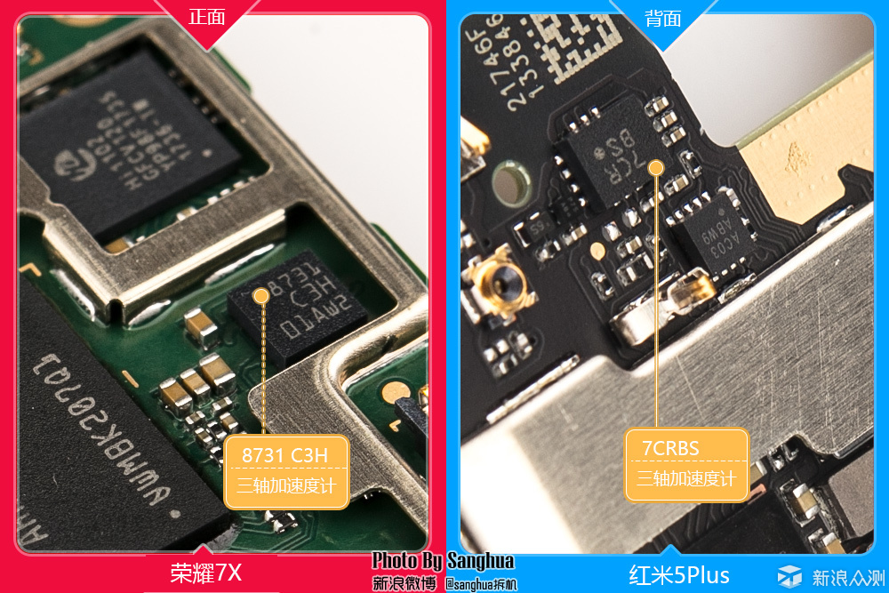 要细节还是容量? 荣耀7X 红米5Plus对比拆机。_新浪众测
