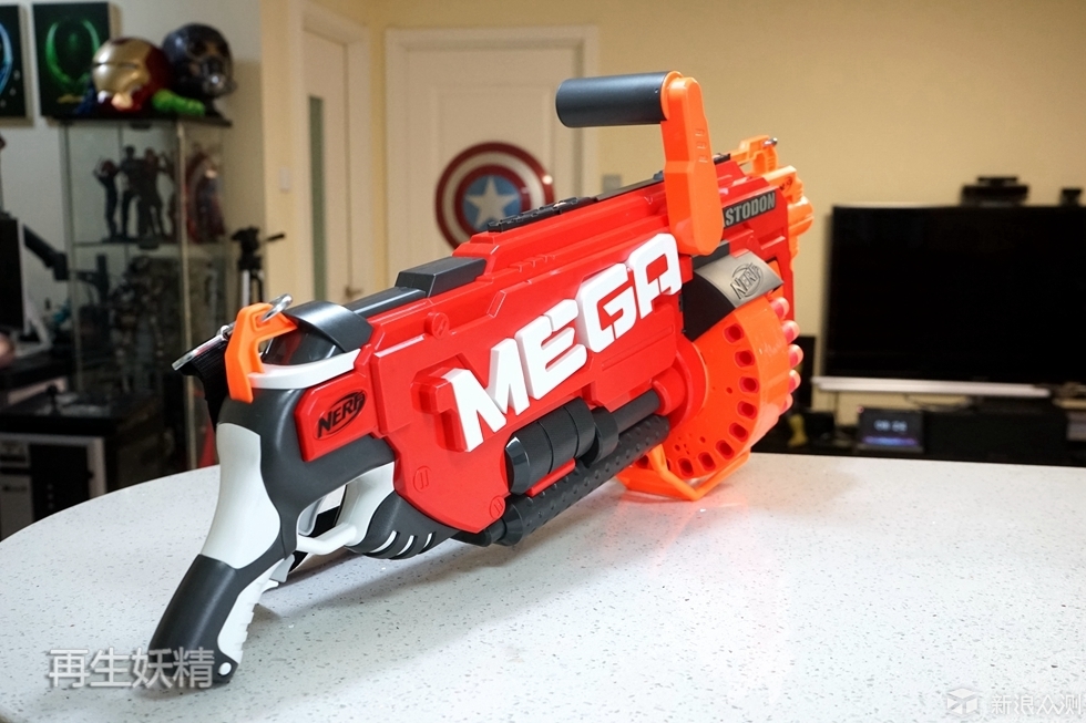 NERF MEGA 超级威力发射器 B8086 开箱试玩_新浪众测