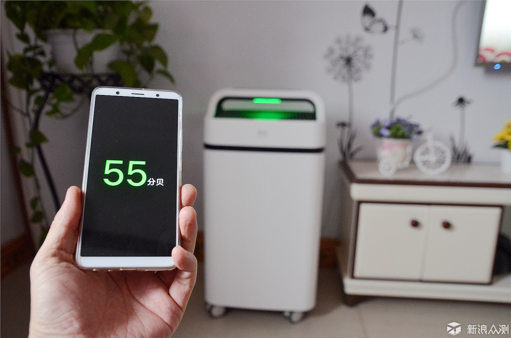 用颜值和性能说话-昂吉EK900双效净化器体验_新浪众测