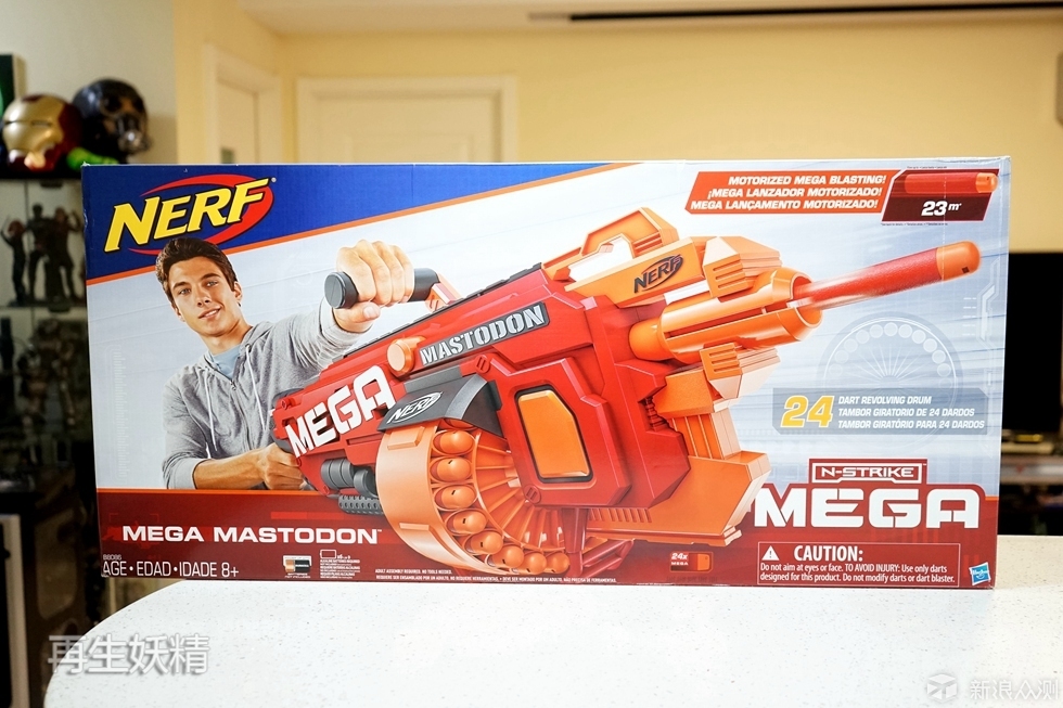 NERF MEGA 超级威力发射器 B8086 开箱试玩_新浪众测