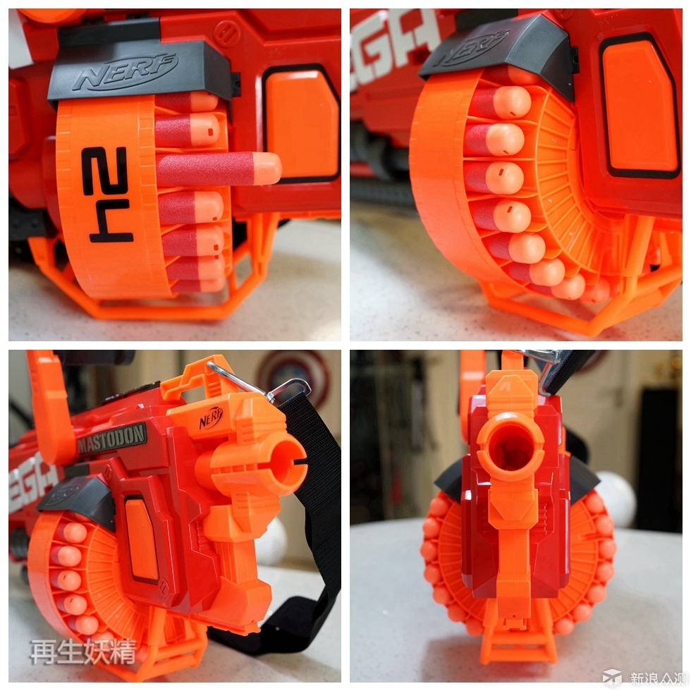 NERF MEGA 超级威力发射器 B8086 开箱试玩_新浪众测