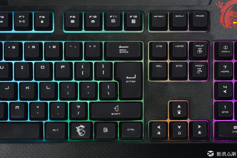 薄膜键盘的复苏 微星GK40 RGB键盘体验_新浪众测