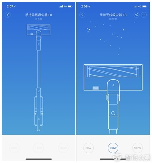 轻松家务 感受智能生活—睿米F8无线吸尘器_新浪众测