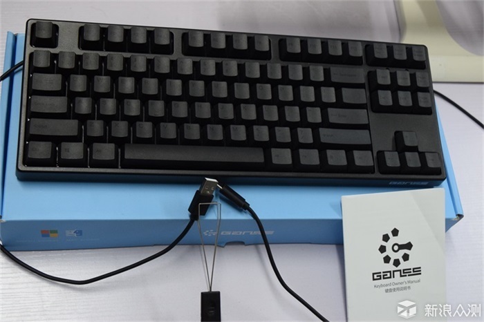 GANSS  GS87-D 墨客黑 双模版机械键盘开箱_新浪众测