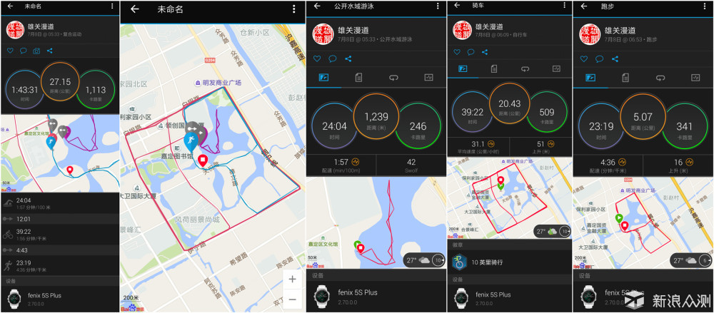 多种测试，读懂 GARMIN FENIX 5S PLUS运动腕表_新浪众测