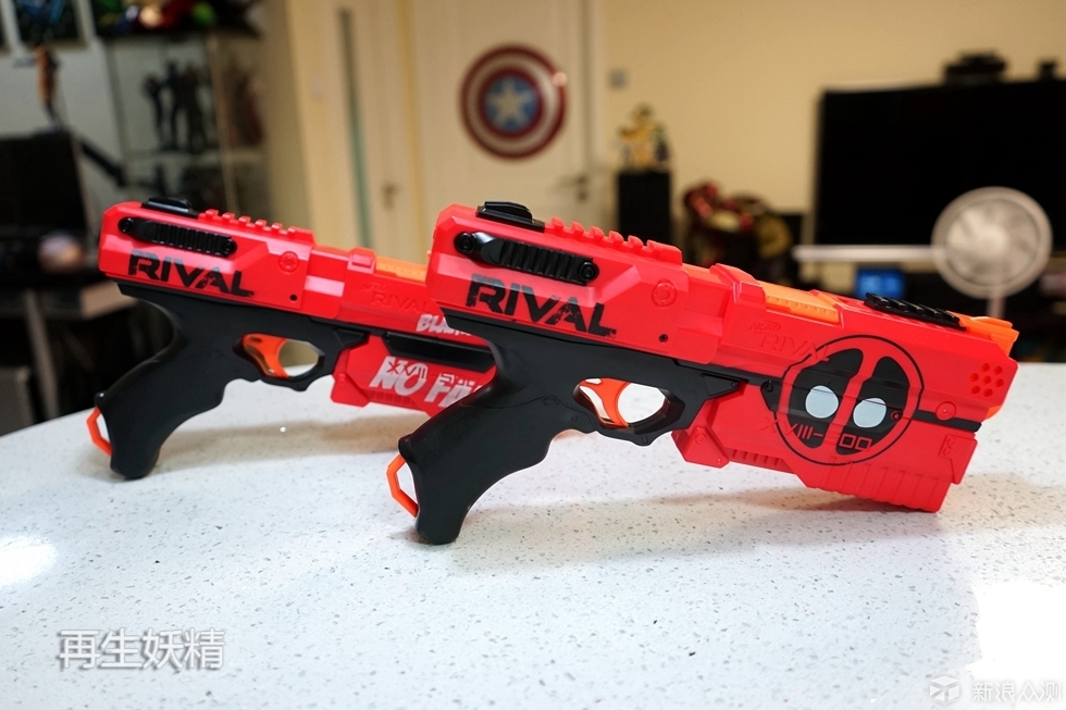 孩之宝 NERF RIVAL 死侍 双枪 开箱、试玩_新浪众测