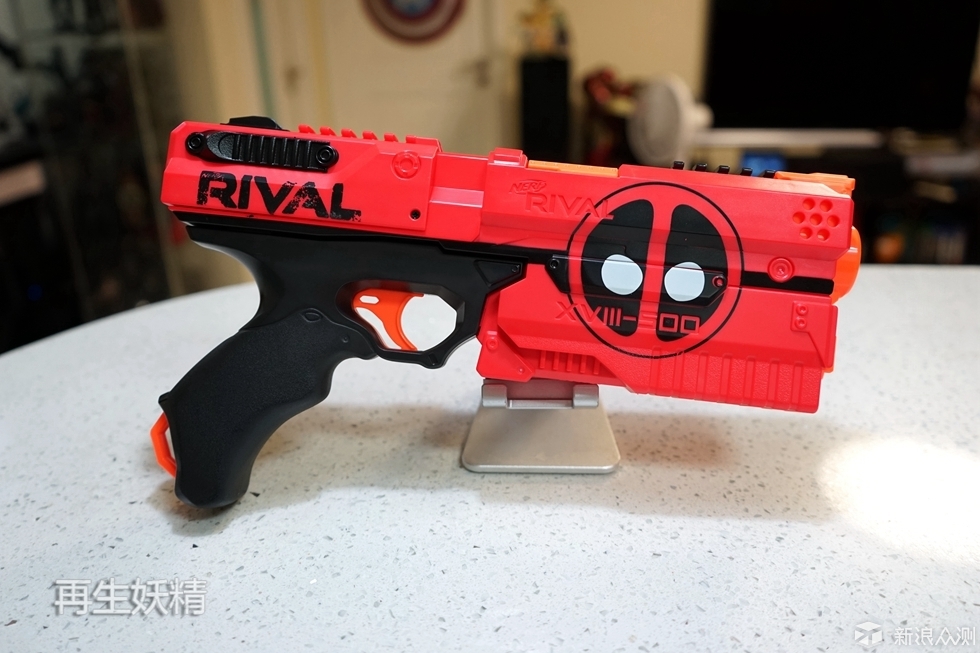 孩之宝 NERF RIVAL 死侍 双枪 开箱、试玩_新浪众测