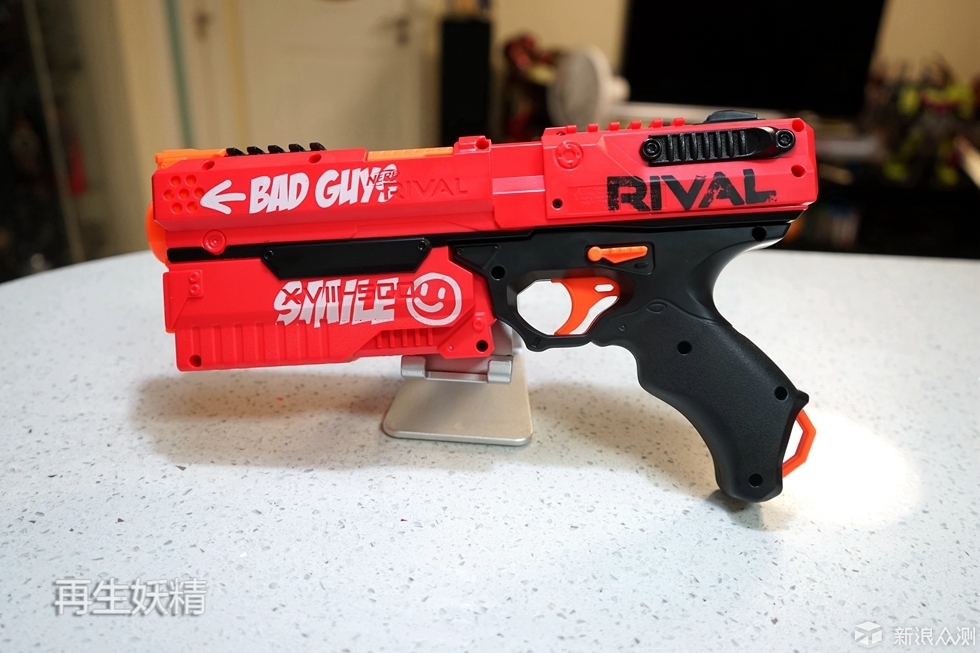 孩之宝 NERF RIVAL 死侍 双枪 开箱、试玩_新浪众测