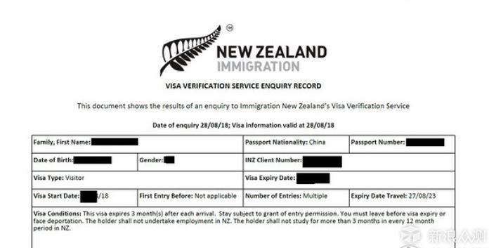 新西兰电子签证申请心得_新浪众测