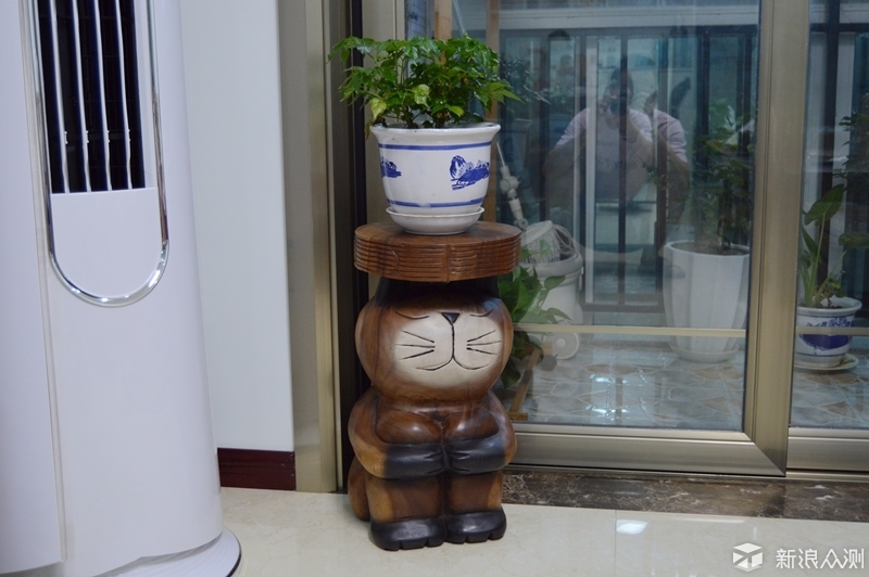 分享一款奇葩物 创意木雕实木猫櫈_新浪众测