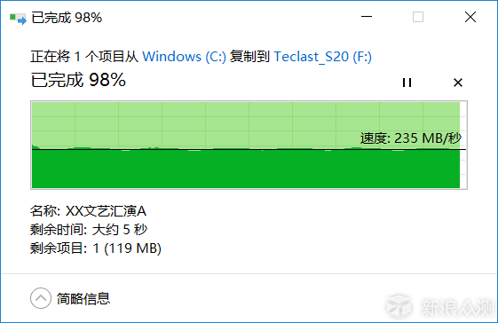 USB 3.1 TYPE-C移动固态时代，台电S20体验_新浪众测