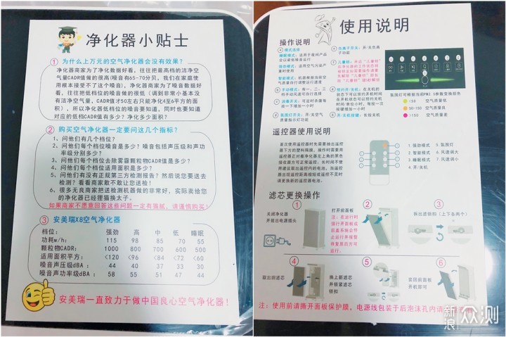 美貌与效果并存，安美瑞X8空气净化器测评_新浪众测