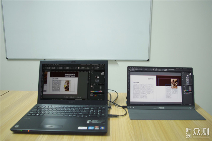 笔记本双屏生产力工具—华硕MB16AP USB显示器_新浪众测