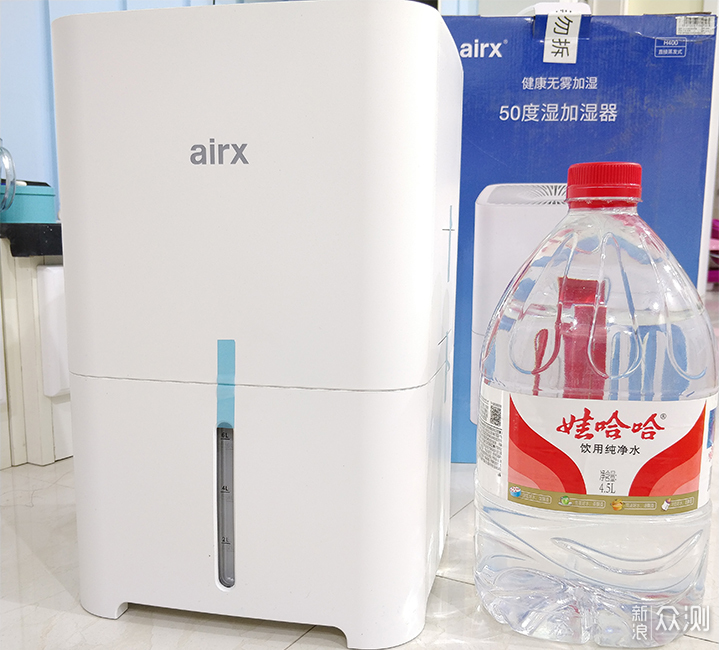 airx50度湿加湿器一卧一厅实测 适用小面积_新浪众测