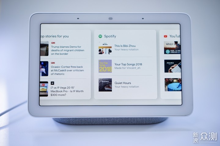 Google Home Hub_新浪众测