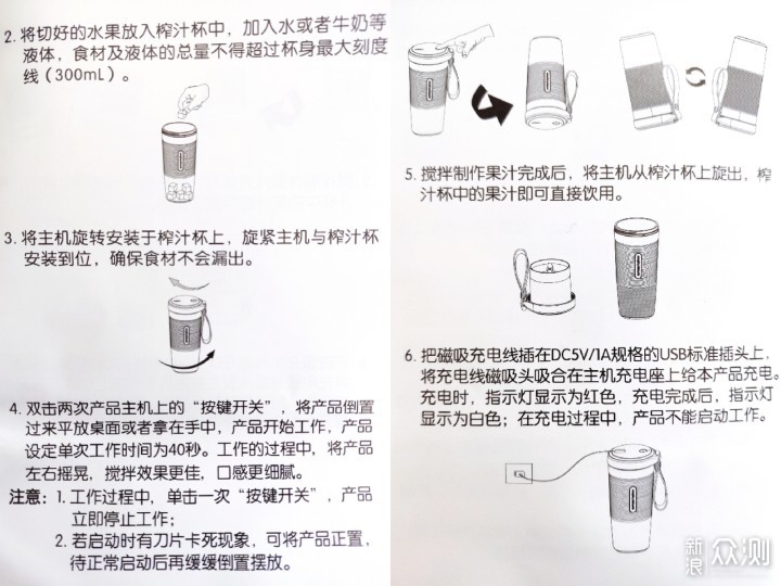 网红榨汁杯_新浪众测