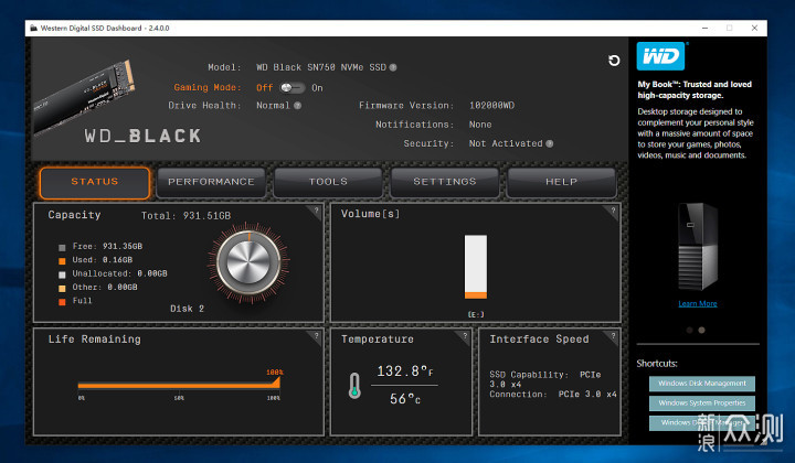 能给游戏提速的WD_BLACK SN750 NVMe SSD_新浪众测