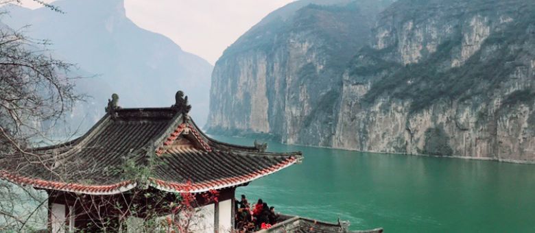 巴东三峡巫峡长