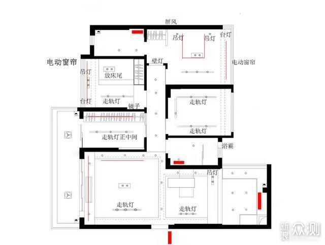 教你如何搞定无主灯光、开关插座、水电布局_新浪众测