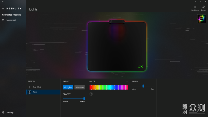 HyperX Fury Ultra 硬质RGB鼠标垫测评_新浪众测