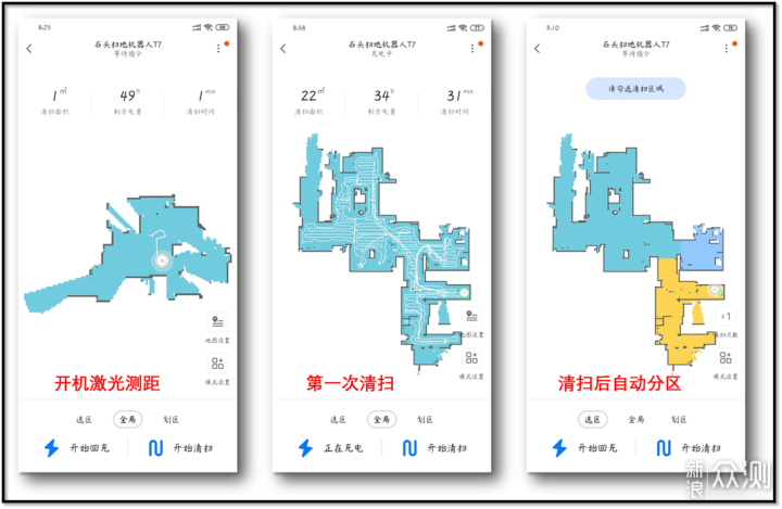 解放双手，真的省心省力的石头扫地机器人T7_新浪众测