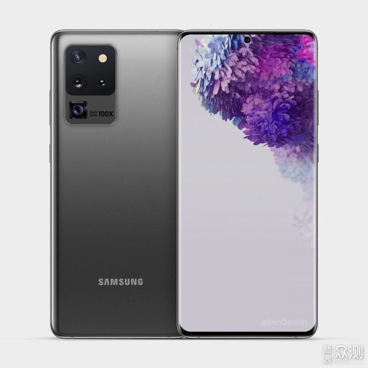 三星Note20渲染图出炉，物理按键布局改变_新浪众测