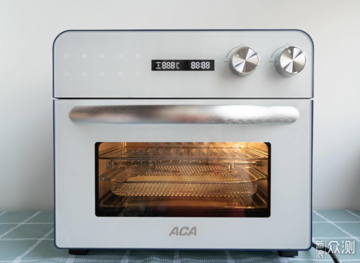 称霸厨房，低脂健康—ACA空气炸电烤箱EAF26A_新浪众测