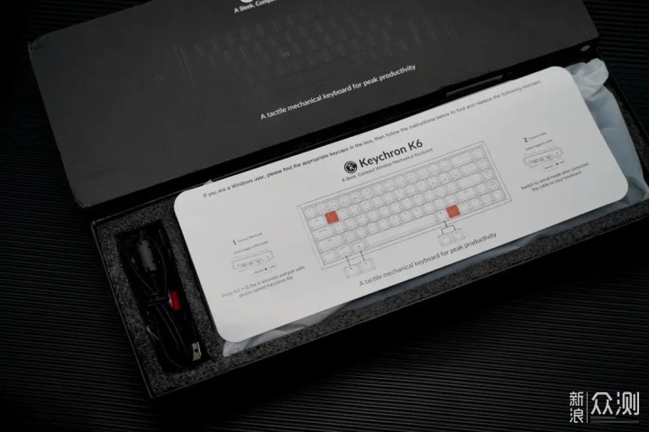 适合MAC兼容WINDOWS，Keychron K6 RGB入手._新浪众测