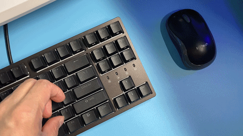 杜伽樱桃茶轴机械键盘RGB 款使用对比感受_新浪众测