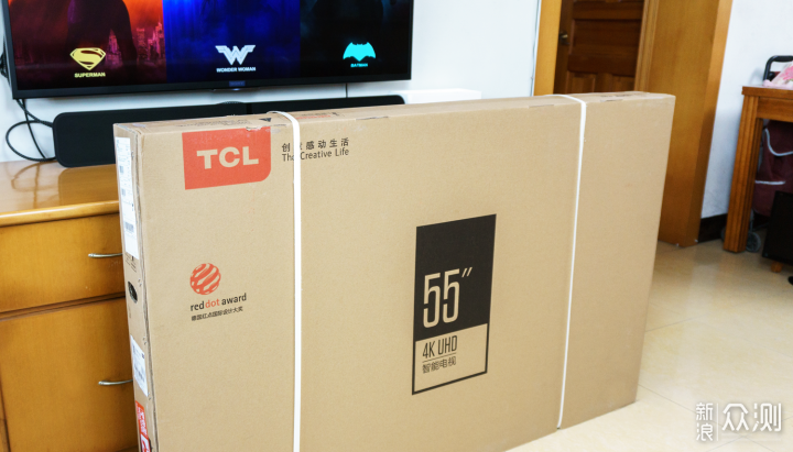 新色新家，超高色域的55英寸4K电视TCL 55T7D_新浪众测