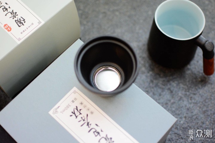 PINZTEA木柄陶瓷泡茶杯评测：让你享受喝茶_新浪众测