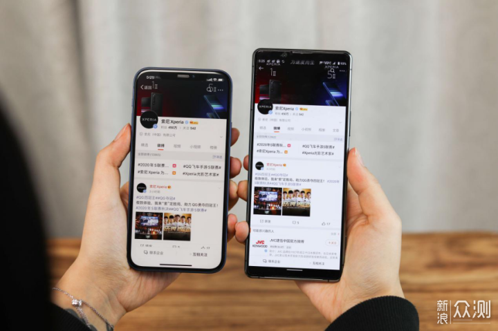 实力硬碰硬 Iphone 12 Vs 索尼xperia 1 Ii 原创 新浪众测